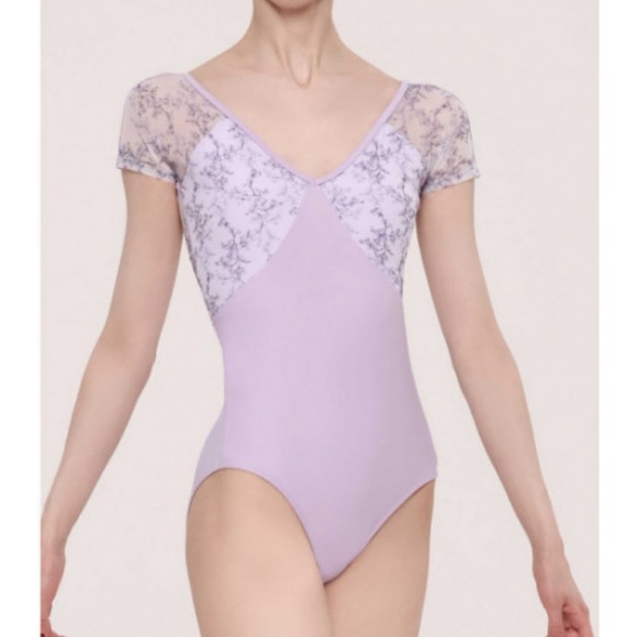 Lilac Lace Women's Leotard - Picture 3 of 6
